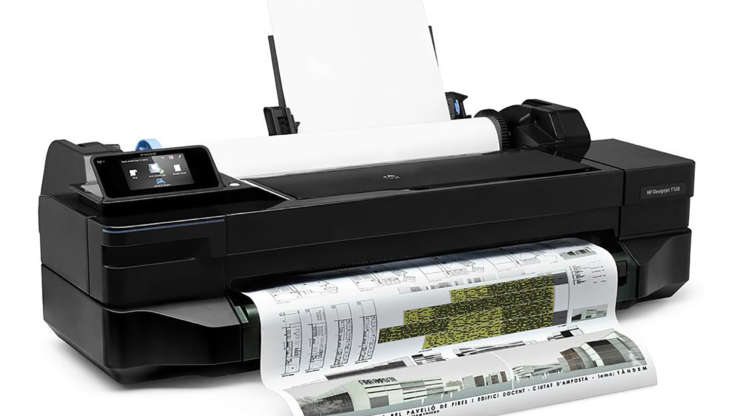 Traceur HP DesignJet T120 arrêté