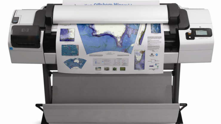 Traceur HP DesignJet T2300 PS eMFP arrêté