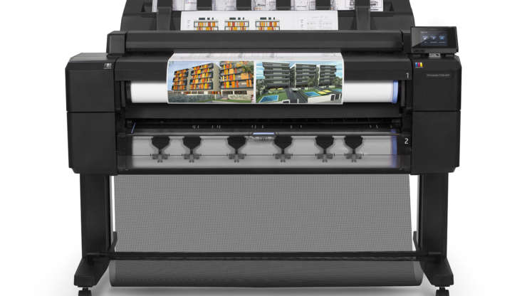 Traceur HP DesignJet T2500 eMFP arrêté